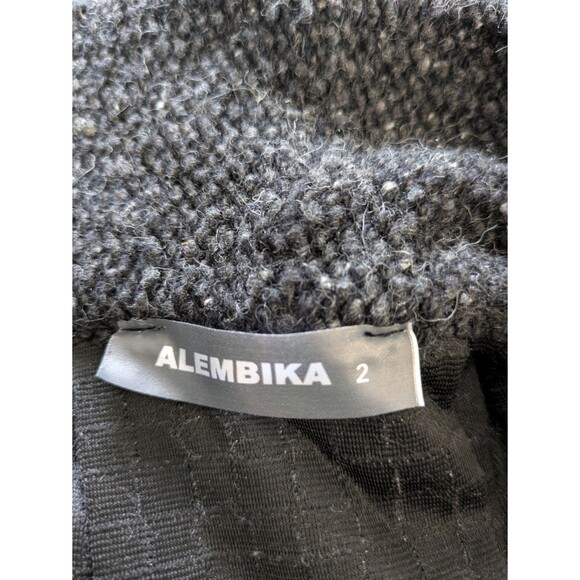 Alembika Duster Cardigan Jacket Long Open Lagenlook Cozy Oversized Size 2 / 8-10 - Picture 7 of 9